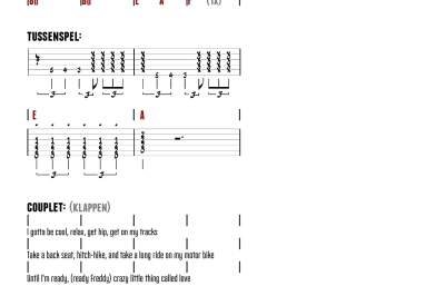 Crazy little thing called love op gitaar!