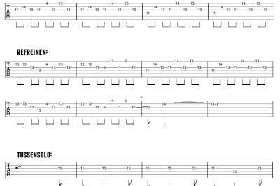 Sweet Child o Mine van Guns n Roses op gitaar!