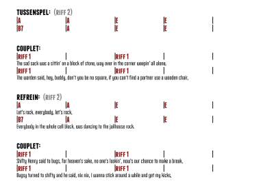 Leer deze Rock 'n Roll riff: Jailhouse Rock van Elvis!