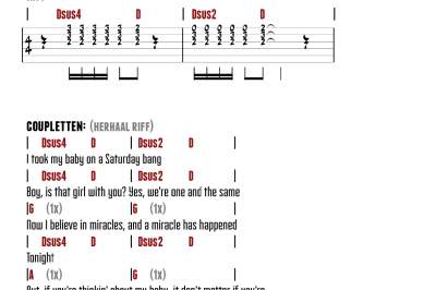 Leer Black or White van Michael Jackson op gitaar!