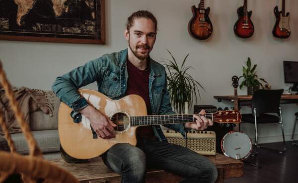 Het C-akkoord op gitaar