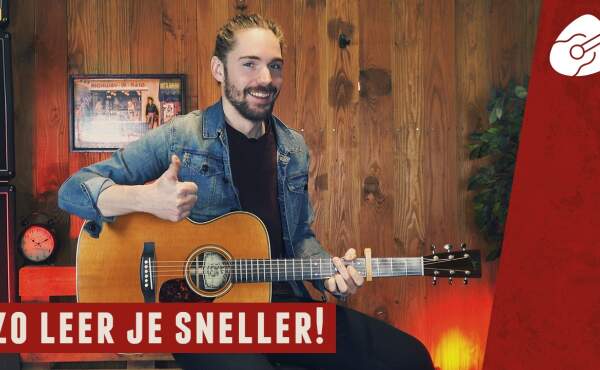 Sneller leren op gitaar