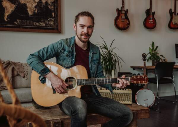 Het C-akkoord op gitaar